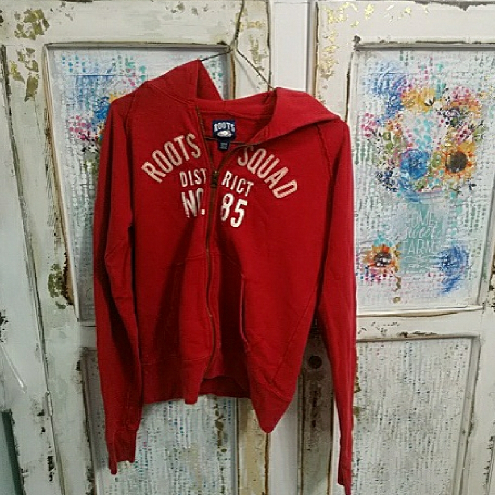 Roots Gurls Red Hoodie